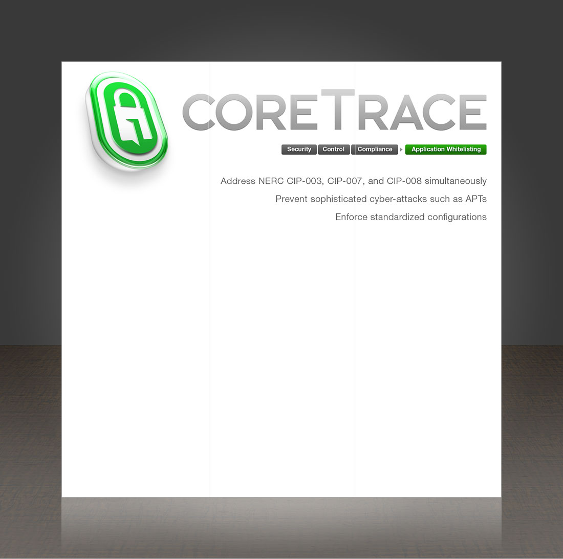 CoreTrace exhibition display