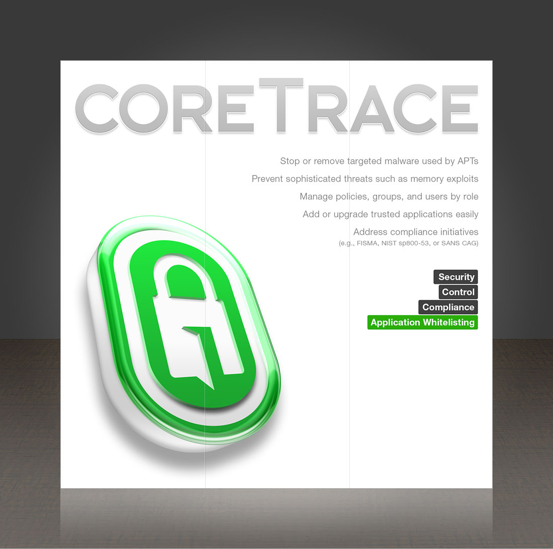 CoreTrace exhibition display