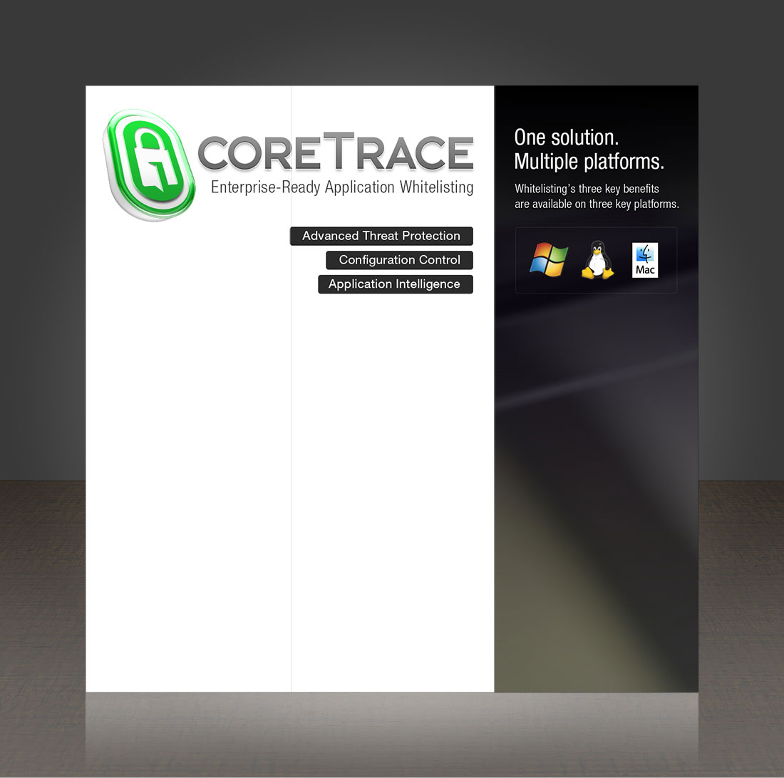 CoreTrace exhibition display